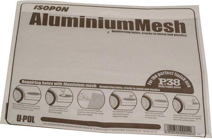 Tooled Up | UPO UPO Isopon Aluminium Mesh 250mm 300mm UPO UPO Isopon Aluminium Mesh 250mm 300mm