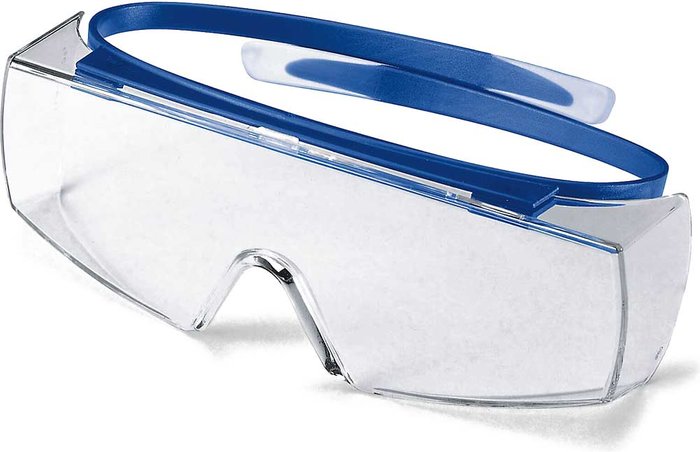 Tooled Up | Uvex Uvex Super OTG Safety Glasses Blue Clear Uvex Uvex Super OTG Safety Glasses Blue Clear