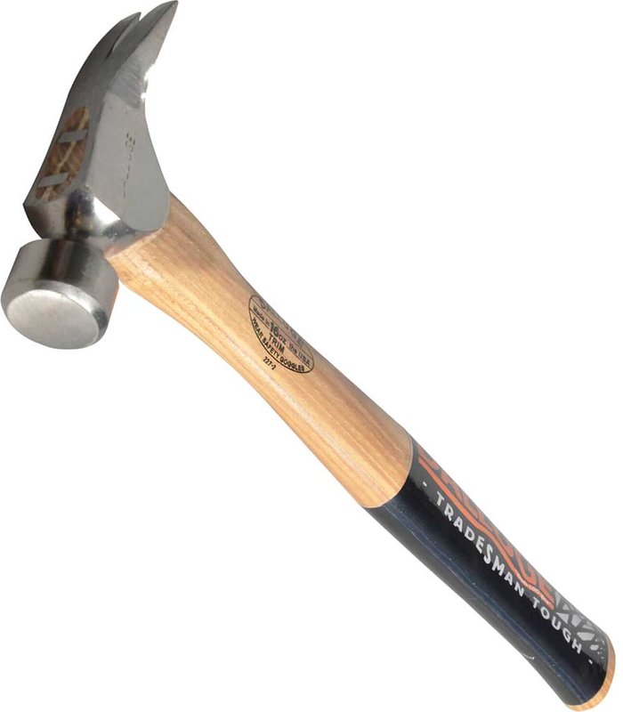 Tooled Up | Vaughan Vaughan Trim Hammer with Plain Face and Straight Handle 450g Vaughan Vaughan Trim Hammer with Plain Face and Straight Handle 450g
