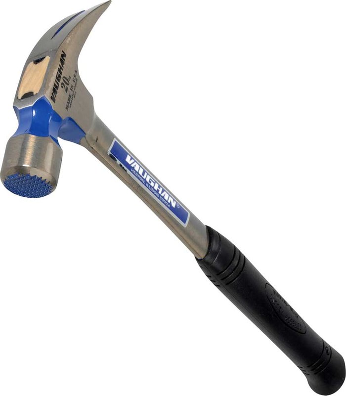 Tooled Up | Vaughan Vaughan Straight Claw Ripping Hammer Milled Face 560g Vaughan Vaughan Straight Claw Ripping Hammer Milled Face 560g