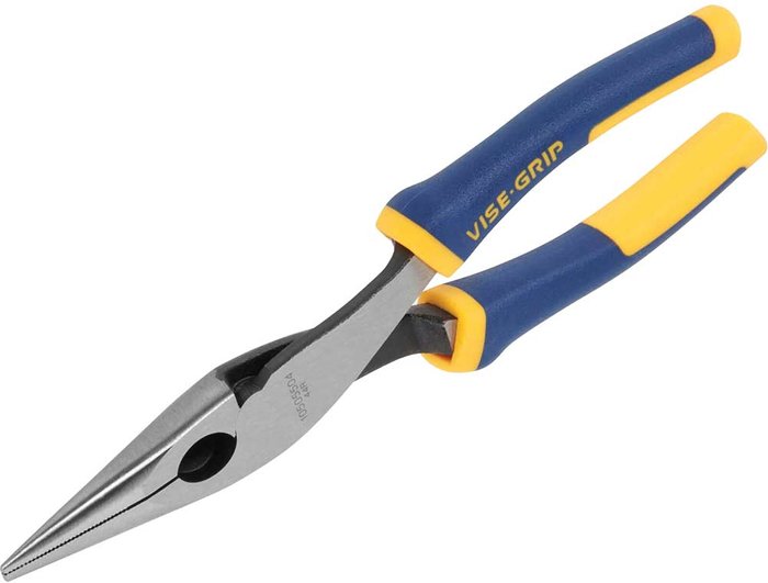 Tooled Up | Irwin Irwin Vise-grip Long Nose Pliers 8in/200 mm Irwin Irwin Vise-grip Long Nose Pliers 8in/200 mm