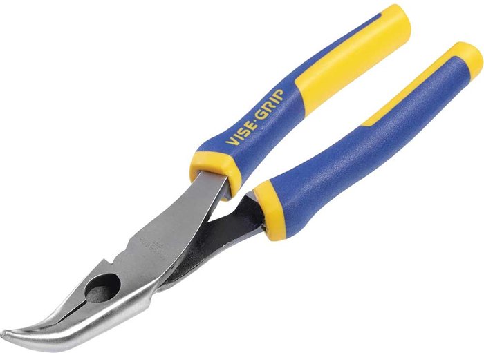 Tooled Up | Vise-Grip Vise-Grip Bent Long Nose Pliers 200mm Vise-Grip Vise-Grip Bent Long Nose Pliers 200mm