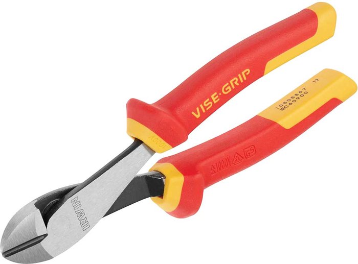 Tooled Up | Vise-Grip Vise-Grip VDE Insulated Diagonal Cutting Pliers 200mm Vise-Grip Vise-Grip VDE Insulated Diagonal Cutting Pliers 200mm