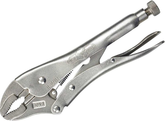 Tooled Up | Irwin Irwin Vise-Grip Curved Jaw Locking Pliers with Wire Cutter Irwin Irwin Vise-Grip Curved Jaw Locking Pliers with Wire Cutter