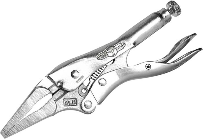 Tooled Up | Vise-Grip Vise-Grip Long Nose Locking Pliers 100mm Vise-Grip Vise-Grip Long Nose Locking Pliers 100mm
