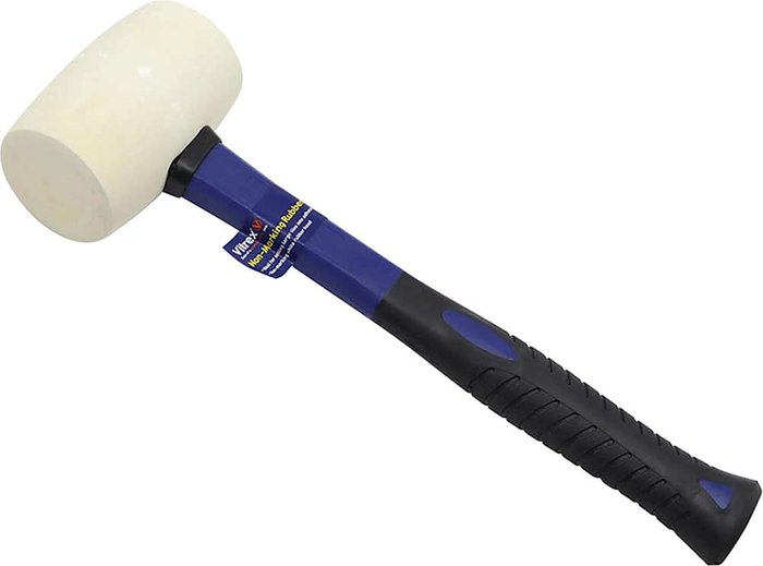Tooled Up | Vitrex Vitrex Non Marking White Rubber Mallet 450g Vitrex Vitrex Non Marking White Rubber Mallet 450g