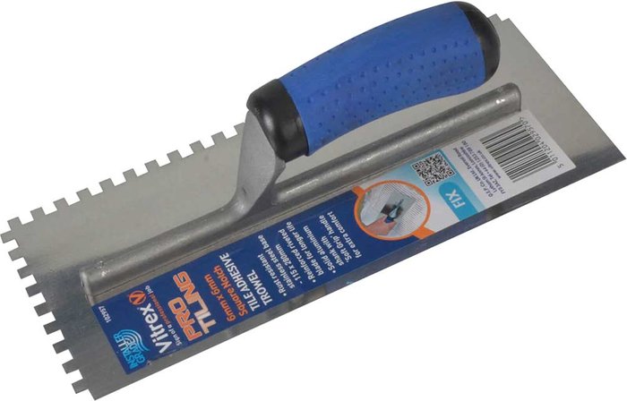 Tooled Up | Vitrex Vitrex Professional Stainless Steel Adhesive Trowel Vitrex Vitrex Professional Stainless Steel Adhesive Trowel