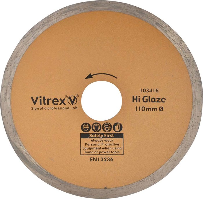 Tooled Up | Vitrex Vitrex Diamond Hi Glaze Blade 110mm Vitrex Vitrex Diamond Hi Glaze Blade 110mm