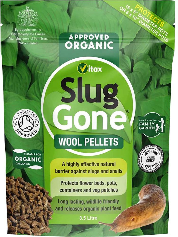 Tooled Up | Vitax Vitax Slug Gone Wool Pellets for Killing Slugs 3.5l Vitax Vitax Slug Gone Wool Pellets for Killing Slugs 3.5l