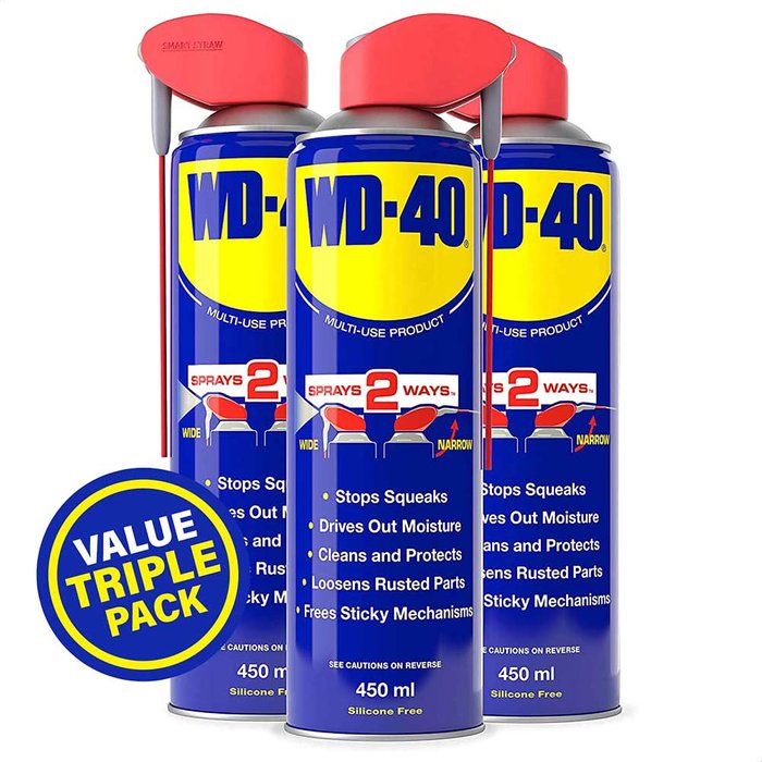 Tooled Up | WD40 WD40 Multi Purpose Smart Straw Aerosol Triple Pack WD40 WD40 Multi Purpose Smart Straw Aerosol Triple Pack