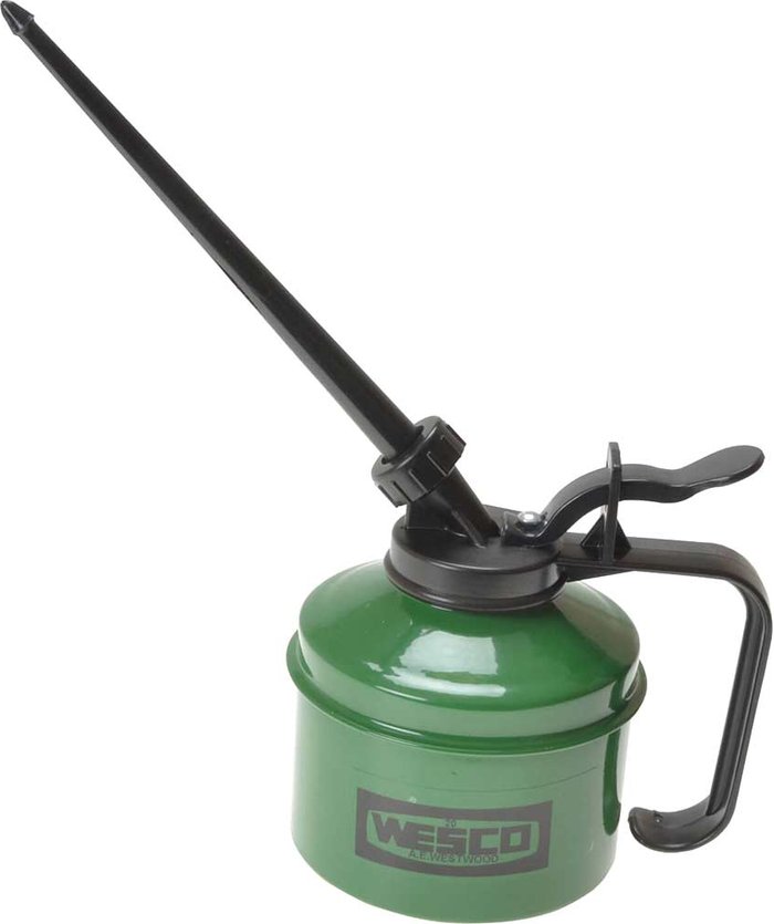 Tooled Up | Wesco Wesco Metal Oil Can and Nylon Spout 350ml Wesco Wesco Metal Oil Can and Nylon Spout 350ml