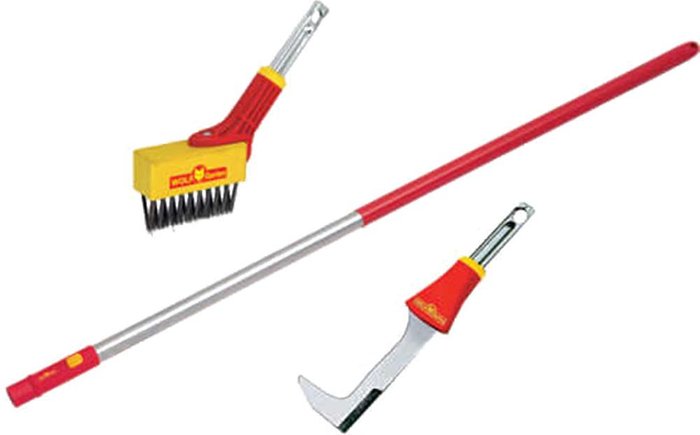 Tooled Up | Wolf Garten Wolf Garten P505 Multi Change Patio Weeding Brush and Scraper Set Wolf Garten Wolf Garten P505 Multi Change Patio Weeding Brush and Scraper Set