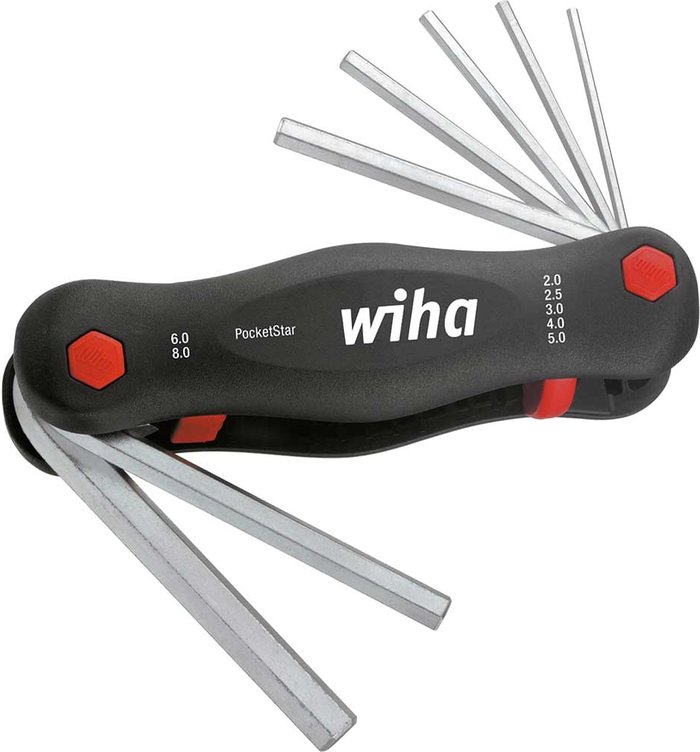 Tooled Up | Wiha Wiha Pocketstar 7 Piece Hexagon Allen Key Set 2mm - 8mm Wiha Wiha Pocketstar 7 Piece Hexagon Allen Key Set 2mm - 8mm
