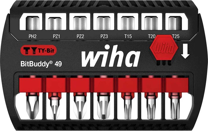 Tooled Up | Wiha Wiha 7 Piece Bit Buddy Screwdriver Bit Set Wiha Wiha 7 Piece Bit Buddy Screwdriver Bit Set