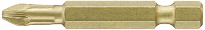 Tooled Up | Wiha Wiha Gold Phillips Screwdriver Bits PH2 50mm Pack of 3 Wiha Wiha Gold Phillips Screwdriver Bits PH2 50mm Pack of 3