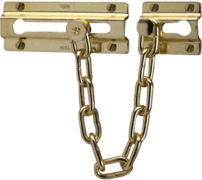Tooled Up | Yale Yale Door Chain Chrome Finish Yale Yale Door Chain Chrome Finish