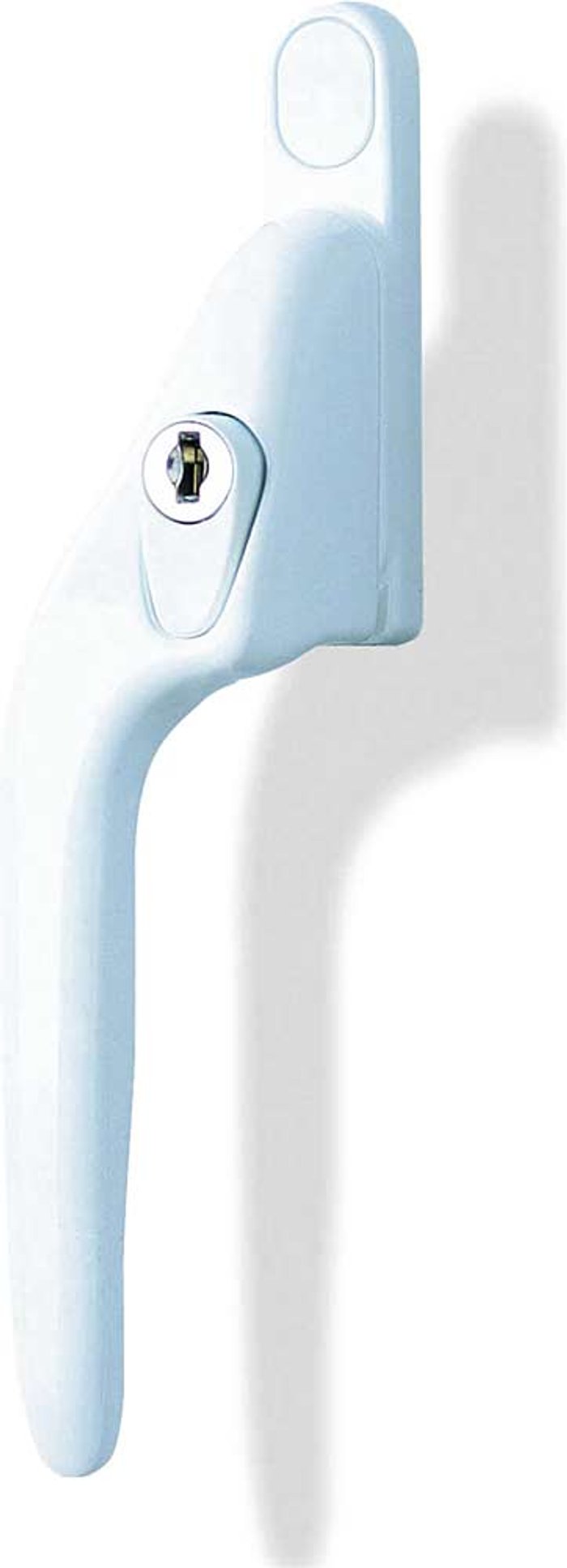 Tooled Up | Yale Yale Left Offset Locking Pvcu Window Handle White Pack of 1 Yale Yale Left Offset Locking Pvcu Window Handle White Pack of 1