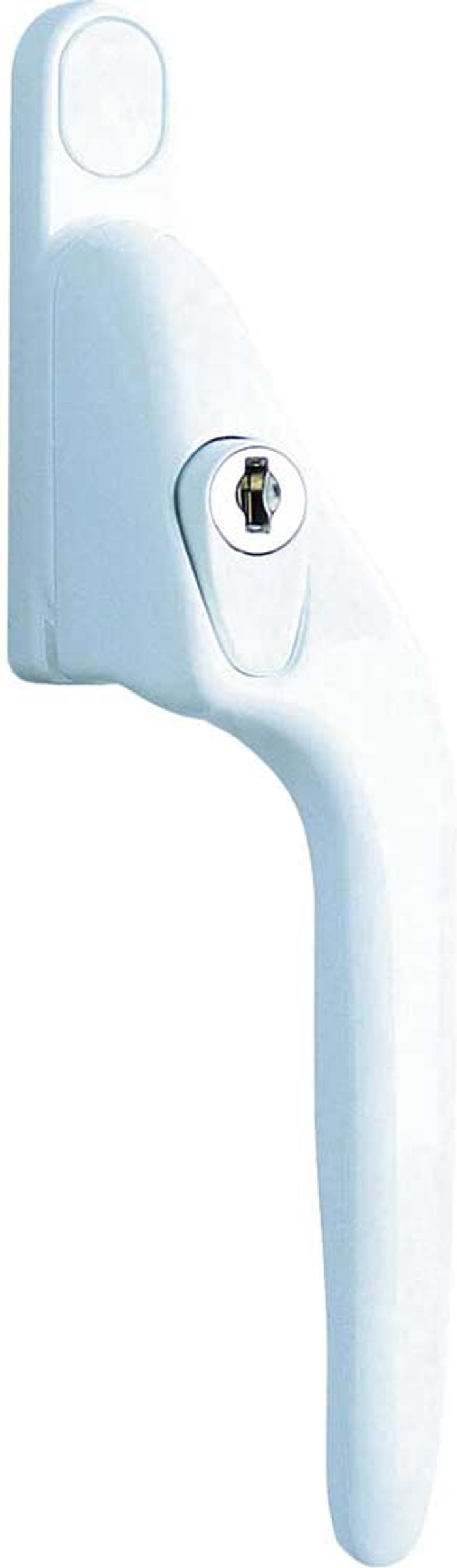 Tooled Up | Yale Yale Right Offset Locking PVCu Window Handle White Pack of 1 Yale Yale Right Offset Locking PVCu Window Handle White Pack of 1