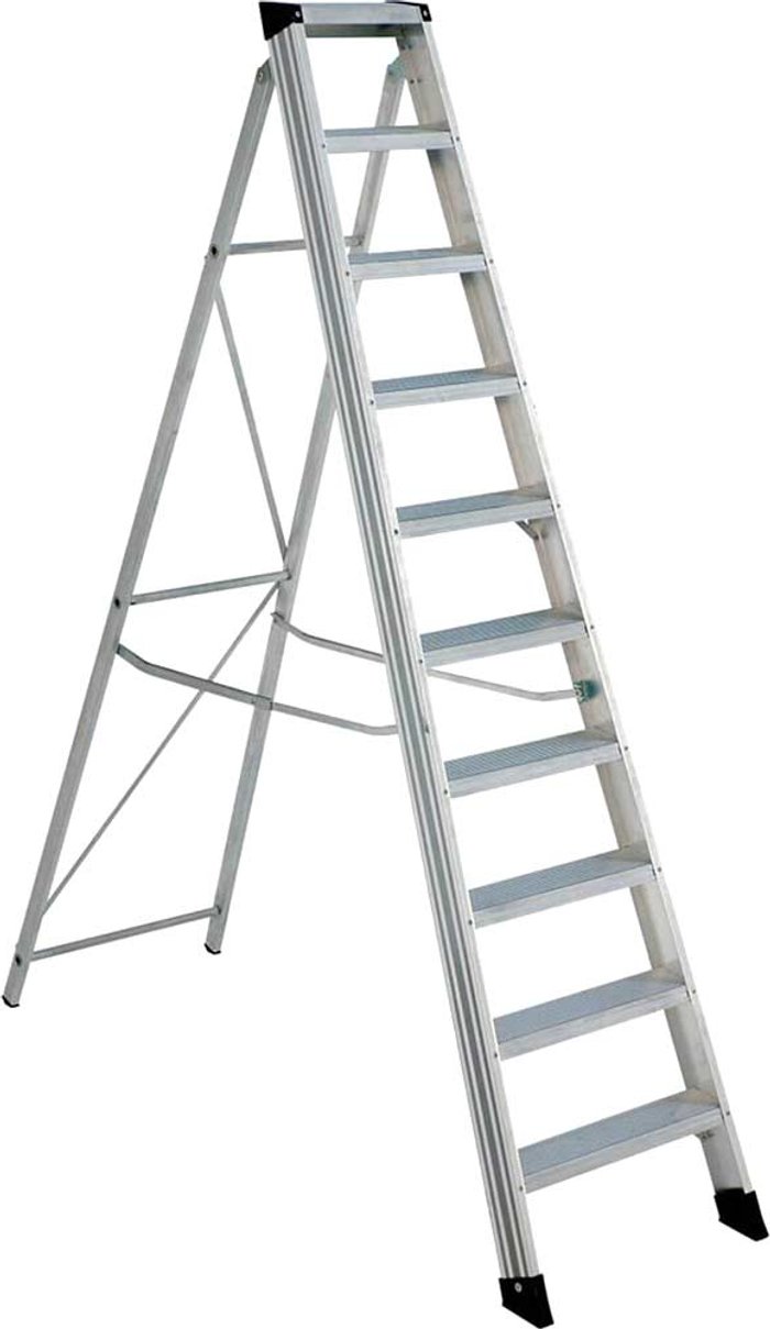 Tooled Up | ZARGES Zarges Trade Swingback Step Ladder 10 ZARGES Zarges Trade Swingback Step Ladder 10