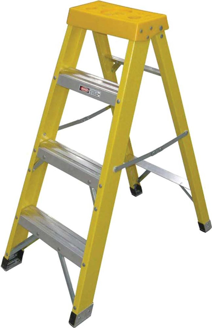 Tooled Up | ZARGES Zarges Fibreglass Swingback Step Ladder 4 ZARGES Zarges Fibreglass Swingback Step Ladder 4