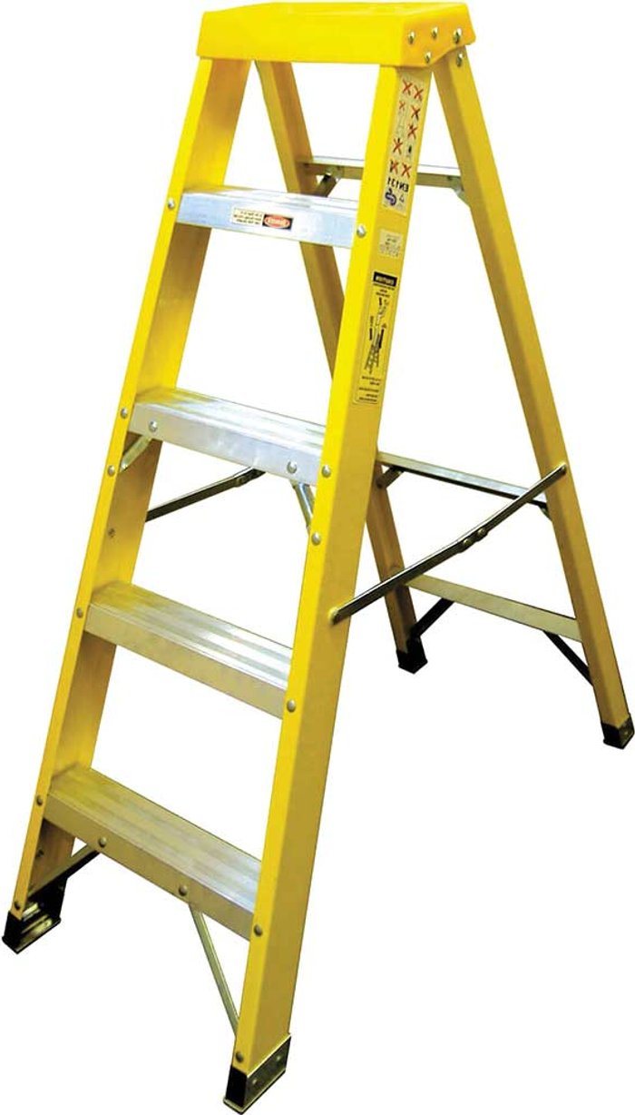 Tooled Up | ZARGES Zarges Fibreglass Swingback Step Ladder 5 ZARGES Zarges Fibreglass Swingback Step Ladder 5