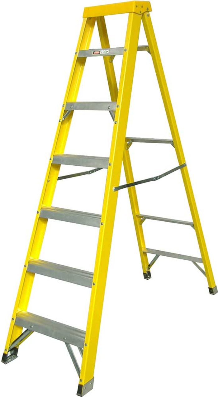 Tooled Up | ZARGES Zarges Fibreglass Swingback Step Ladder 7 ZARGES Zarges Fibreglass Swingback Step Ladder 7