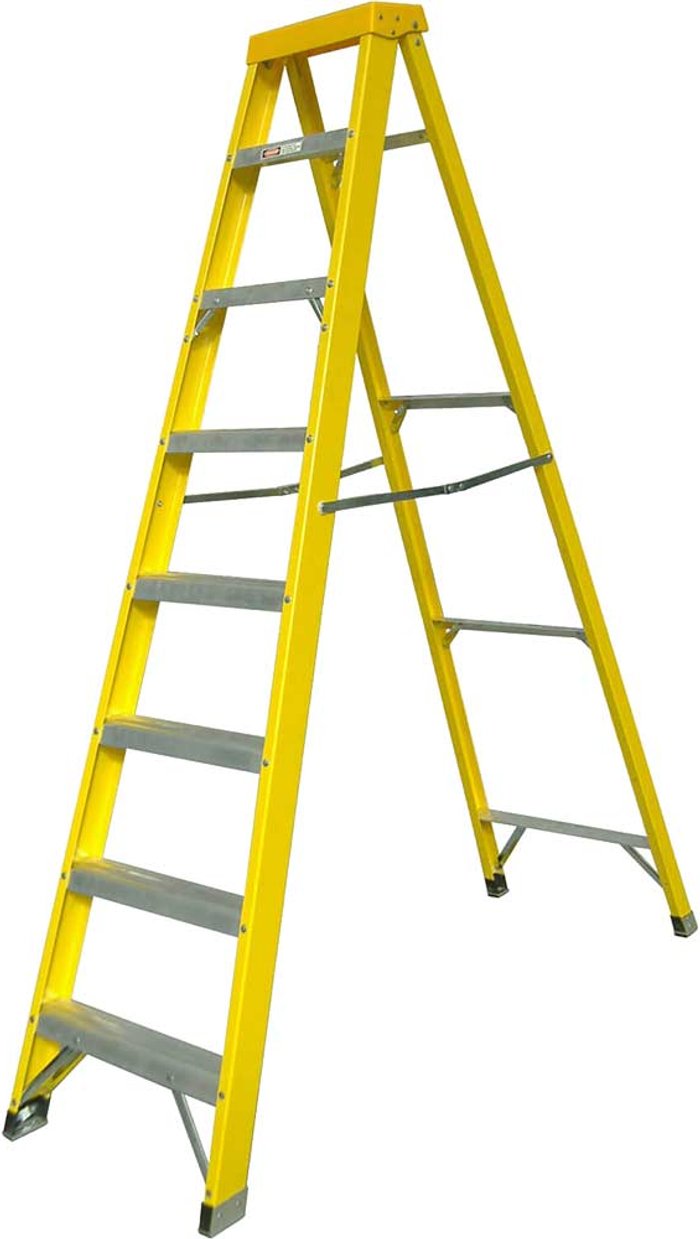 Tooled Up | ZARGES Zarges Fibreglass Swingback Step Ladder 8 ZARGES Zarges Fibreglass Swingback Step Ladder 8