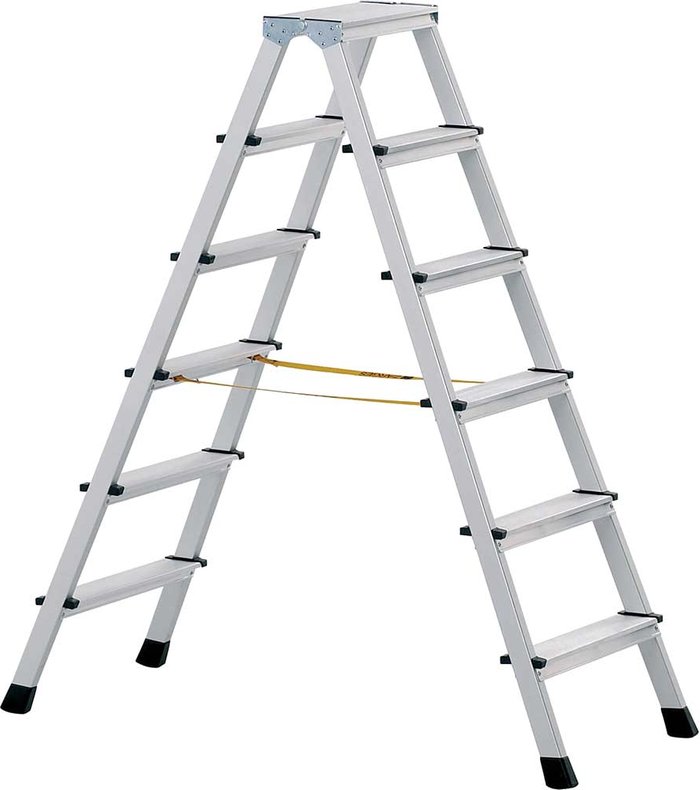 Tooled Up | ZARGES Zarges Anodised Double Sided Step Ladder 3 ZARGES Zarges Anodised Double Sided Step Ladder 3