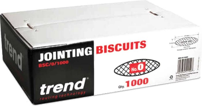 Tooled Up | Trend Trend Wood Jointing Biscuits Size 0 Pack of 1000 Trend Trend Wood Jointing Biscuits Size 0 Pack of 1000