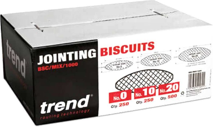Tooled Up | Trend Trend Wood Jointing Biscuits Assorted Pack of 1000 Trend Trend Wood Jointing Biscuits Assorted Pack of 1000