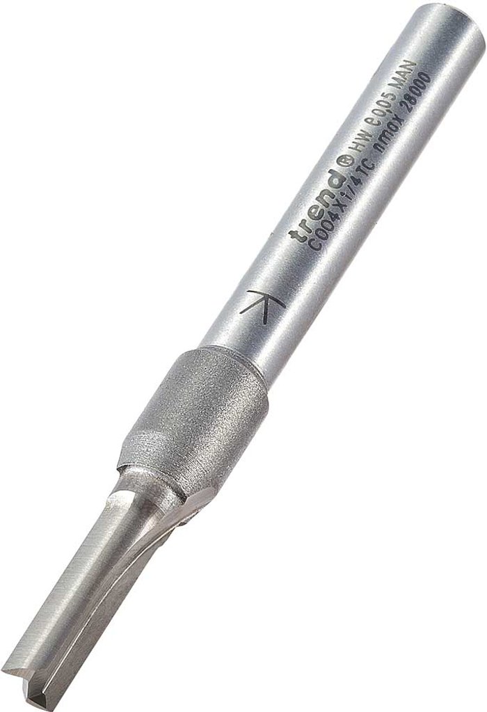 Tooled Up | Trend Trend CRAFTPRO Two Flute Straight Router Cutter 5mm 16mm 1/4 Trend Trend CRAFTPRO Two Flute Straight Router Cutter 5mm 16mm 1/4