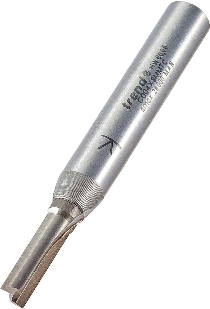 Tooled Up | Trend Trend CRAFTPRO Two Flute Straight Router Cutter 5mm 16mm 8mm Trend Trend CRAFTPRO Two Flute Straight Router Cutter 5mm 16mm 8mm