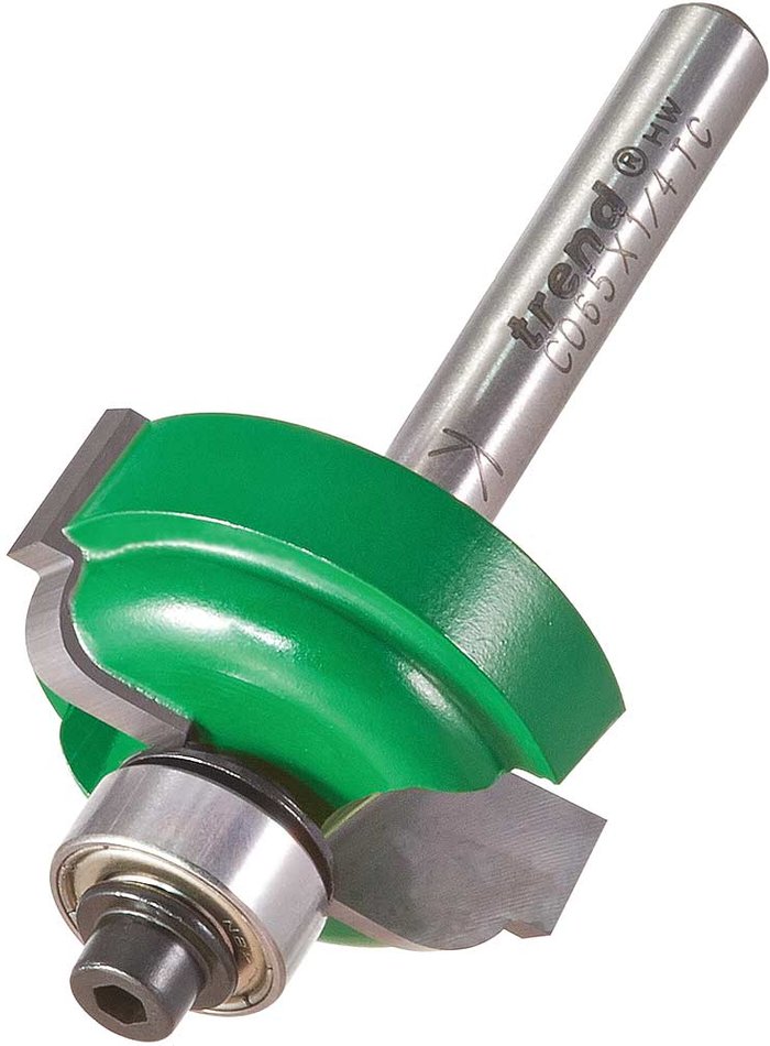 Tooled Up | Trend Trend CRAFTPRO Radius Bearing Guided Router Cutter 31mm 12.7mm 1/4 Trend Trend CRAFTPRO Radius Bearing Guided Router Cutter 31mm 12.7mm 1/4