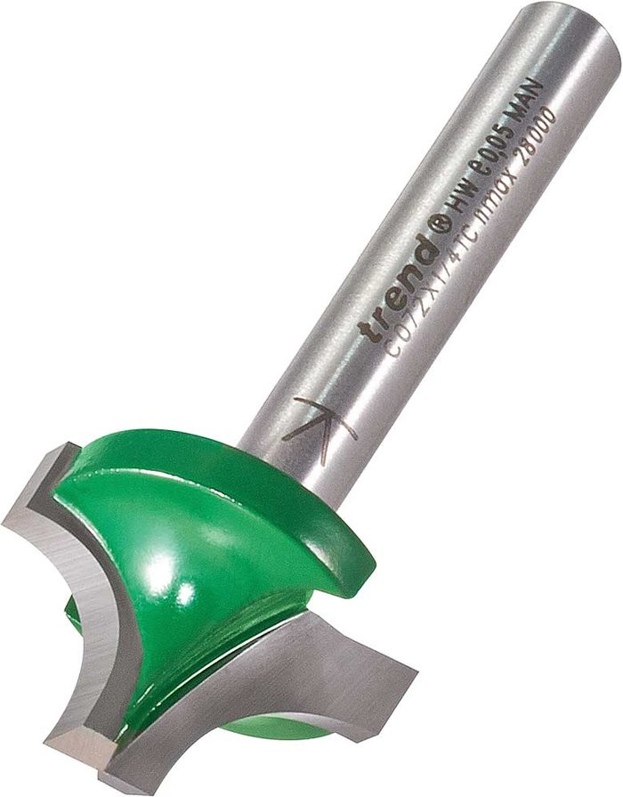 Tooled Up | Trend Trend CRAFTPRO Sash Bar Router Cutter 22.2mm 14.3mm 1/4 Trend Trend CRAFTPRO Sash Bar Router Cutter 22.2mm 14.3mm 1/4