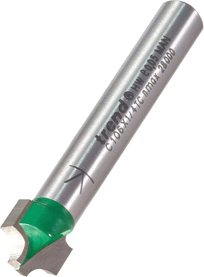 Tooled Up | Trend Trend CRAFTPRO Small Ovolo Router Cutter 9.5mm 7.9mm 1/4 Trend Trend CRAFTPRO Small Ovolo Router Cutter 9.5mm 7.9mm 1/4