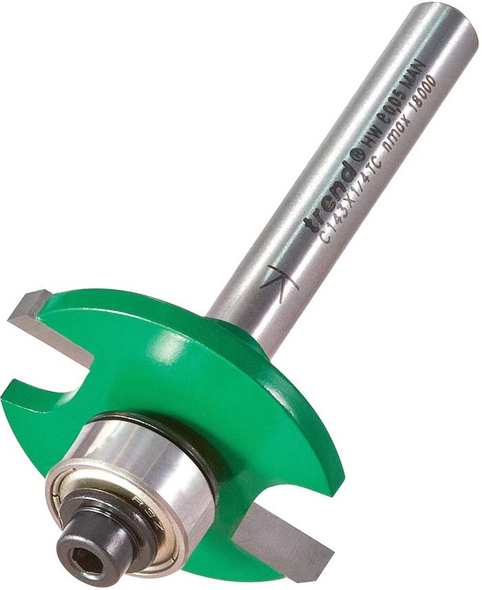 Tooled Up | Trend Trend CRAFTPRO One Piece Slotting Router Cutter 3.2mm 31.8mm 1/4 Trend Trend CRAFTPRO One Piece Slotting Router Cutter 3.2mm 31.8mm 1/4