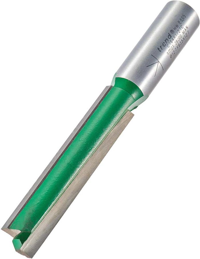 Tooled Up | Trend Trend CRAFTPRO Two Flute Straight Router Cutter 12.7mm 63mm 1/2 Trend Trend CRAFTPRO Two Flute Straight Router Cutter 12.7mm 63mm 1/2