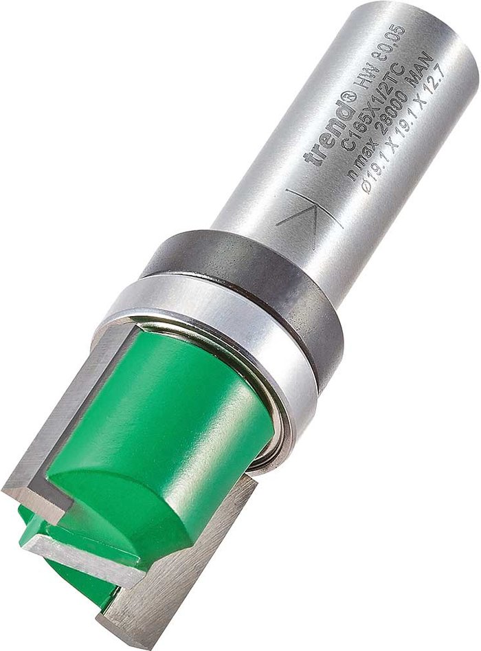 Tooled Up | Trend Trend Bearing Guided Template Profiler Router Cutter 19.1mm 19.1mm 1/2 Trend Trend Bearing Guided Template Profiler Router Cutter 19.1mm 19.1mm 1/2