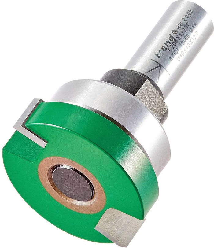 Tooled Up | Trend Trend CRAFTPRO Intumescent Recesser Bearing Guided Router Cutter 40mm 10mm 1/2 Trend Trend CRAFTPRO Intumescent Recesser Bearing Guided Router Cutter 40mm 10mm 1/2