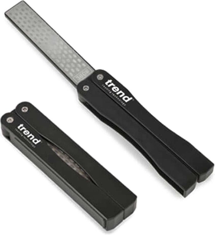 Tooled Up | Trend Trend CRAFTPRO Double Sided Folding Stone Fine/Coarse Trend Trend CRAFTPRO Double Sided Folding Stone Fine/Coarse