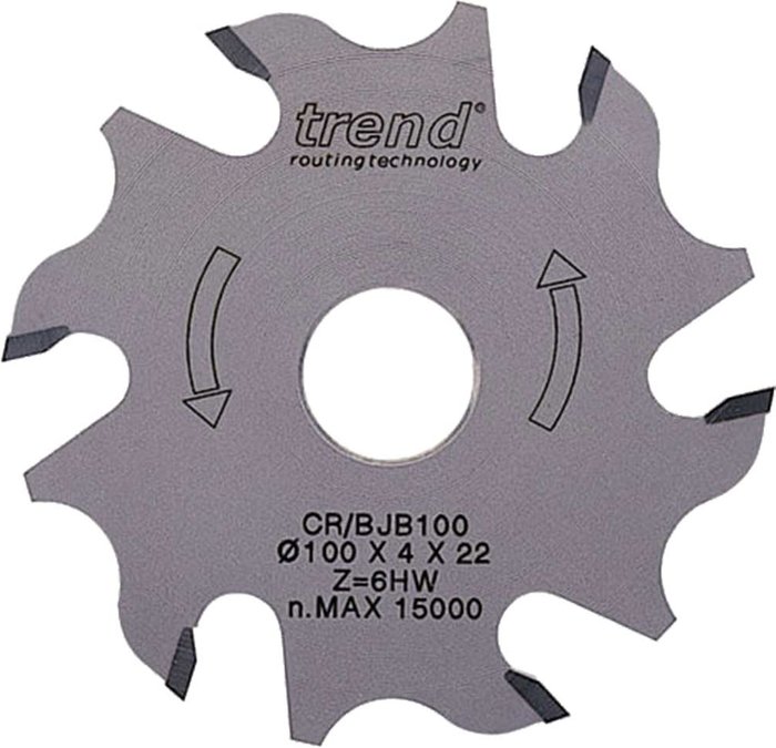Tooled Up | Trend Trend CRAFTPRO Biscuit Jointer Blade 100mm 3.4mm 22mm Trend Trend CRAFTPRO Biscuit Jointer Blade 100mm 3.4mm 22mm