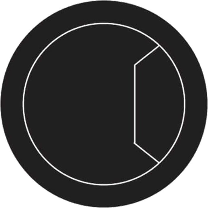 Tooled Up | Trend Trend Desk Work Top Cable Tidy Inserts Black 80mm Trend Trend Desk Work Top Cable Tidy Inserts Black 80mm