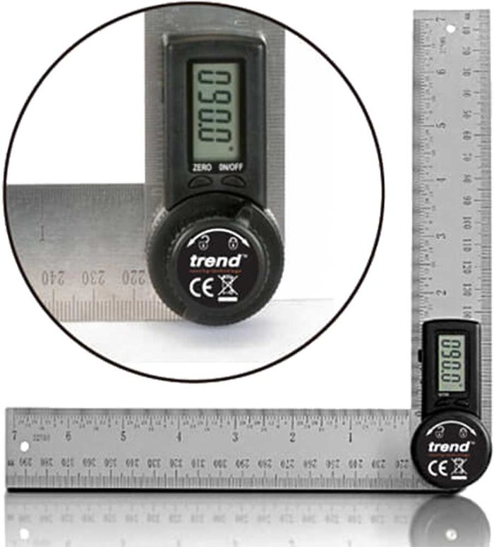 Tooled Up | Trend Trend Digital Angle Rule 200mm Trend Trend Digital Angle Rule 200mm