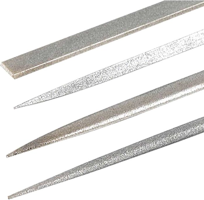 Tooled Up | Trend Trend Diamond Fine Needle Files Pack of 4 Trend Trend Diamond Fine Needle Files Pack of 4