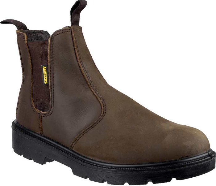 Tooled Up | Amblers Safety Amblers Safety Fs128 Pull On Safety Dealer Boot - Brown / 9 Amblers Safety Amblers Safety Fs128 Pull On Safety Dealer Boot - Brown / 9