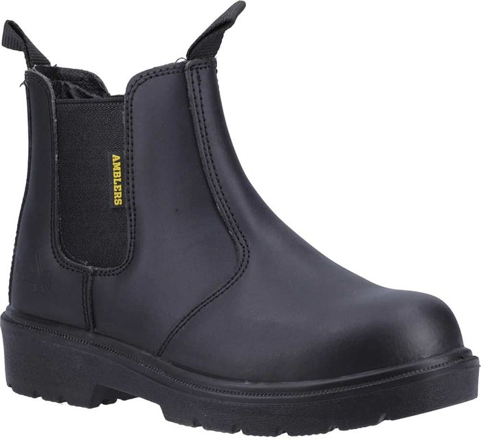Tooled Up | Amblers Amblers Mens Safety FS116 Dual Density Pull On Safety Dealer Boots Black Size 6 Amblers Amblers Mens Safety FS116 Dual Density Pull On Safety Dealer Boots Black Size 6