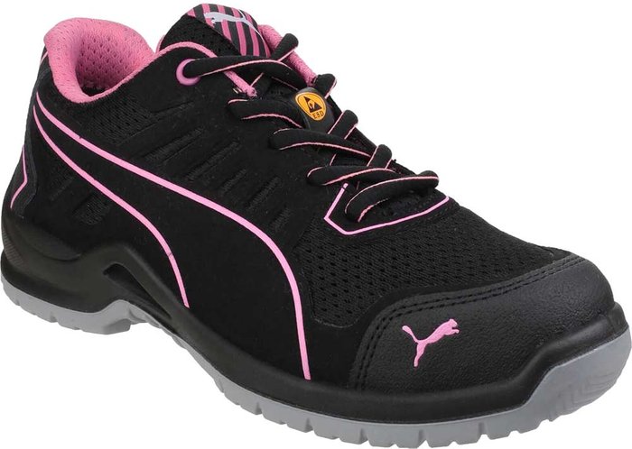 Tooled Up | PUMA SAFETY Fuse Tech Ladies Safety Trainers - Black / 7 PUMA SAFETY Fuse Tech Ladies Safety Trainers - Black / 7