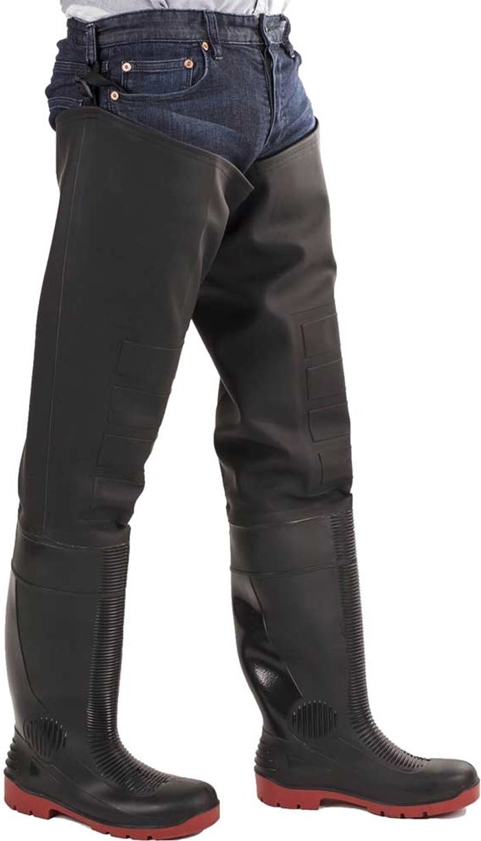 Tooled Up | Amblers Amblers Safety Rhone Thigh Safety Wader Black / Red Size 8 Amblers Amblers Safety Rhone Thigh Safety Wader Black / Red Size 8