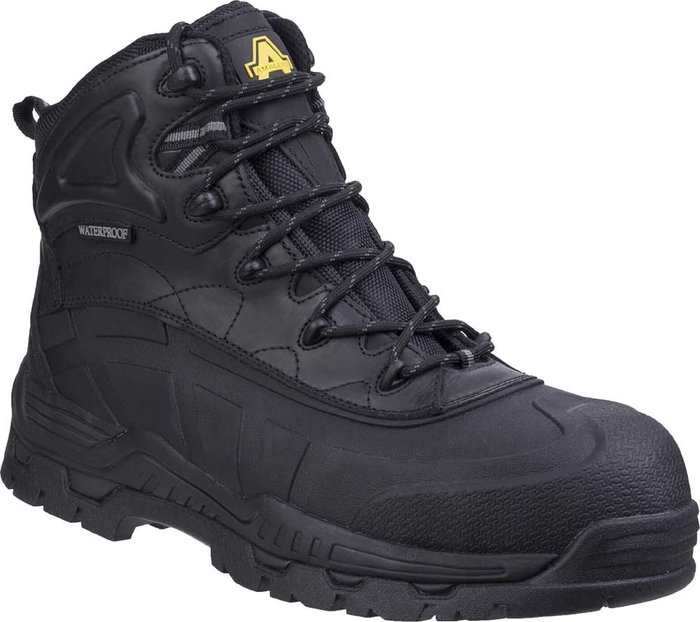 Tooled Up | Amblers Amblers Safety FS430 Hybrid Waterproof Non-Metal Safety Boots Black Size 5 Amblers Amblers Safety FS430 Hybrid Waterproof Non-Metal Safety Boots Black Size 5