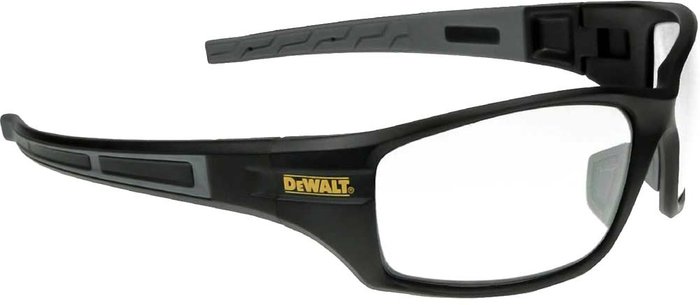 Tooled Up | Dewalt DeWalt DPG101 Auger Safety Glasses Black Clear Dewalt DeWalt DPG101 Auger Safety Glasses Black Clear